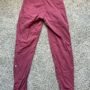 Maroon Lululemon Athletic Joggers